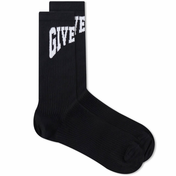 Photo: Givenchy Men's College Logo Sock in Black