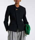 Bottega Veneta Wool grain de poudre blazer
