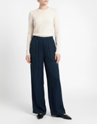 Alessia Santi Womens Pants in Midnight blue