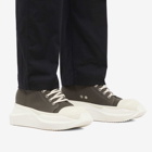 Rick Owens DRKSHDW Men's Denim Twill Abstract Low Sneak Sneakers in Dark Dust Milk