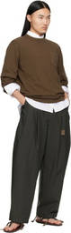 sacai Khaki Typewriter Trousers