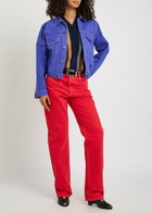 Versace Blouson Denim Jacket Blue