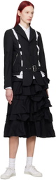 Black Comme des Garçons Black Cutout Blazer