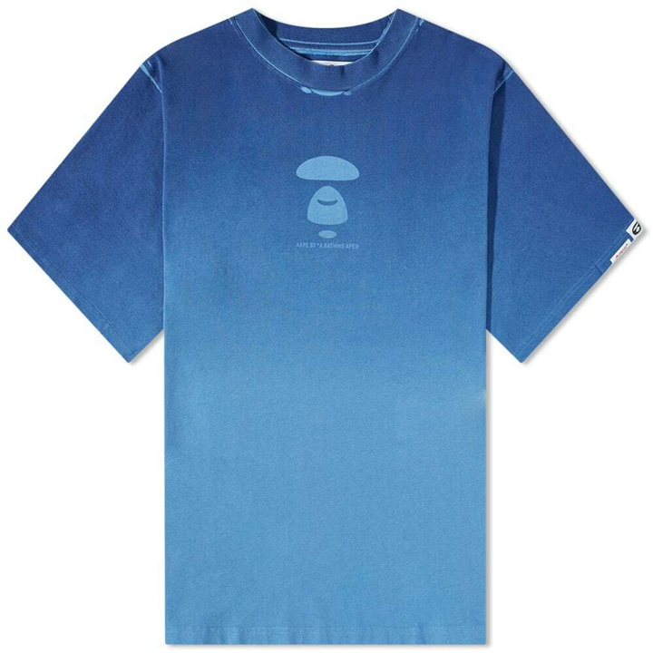 Photo: AAPE Men's Washed By Bathing T-Shirt in Blue