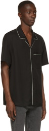 Ksubi Black Downtown Short Sleeve Shirt