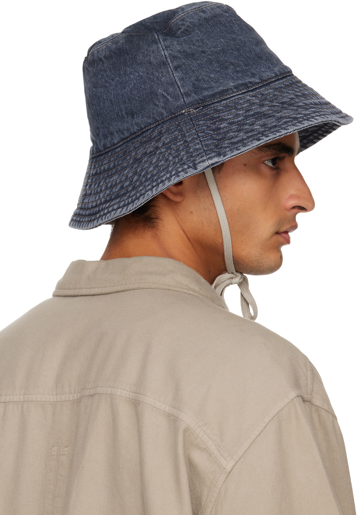 Rick Owens DRKSHDW Gray Concordians Gilligan Hat