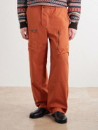Aimé Leon Dore - Aviator Straight-Leg Cotton-Canvas Trousers - Orange