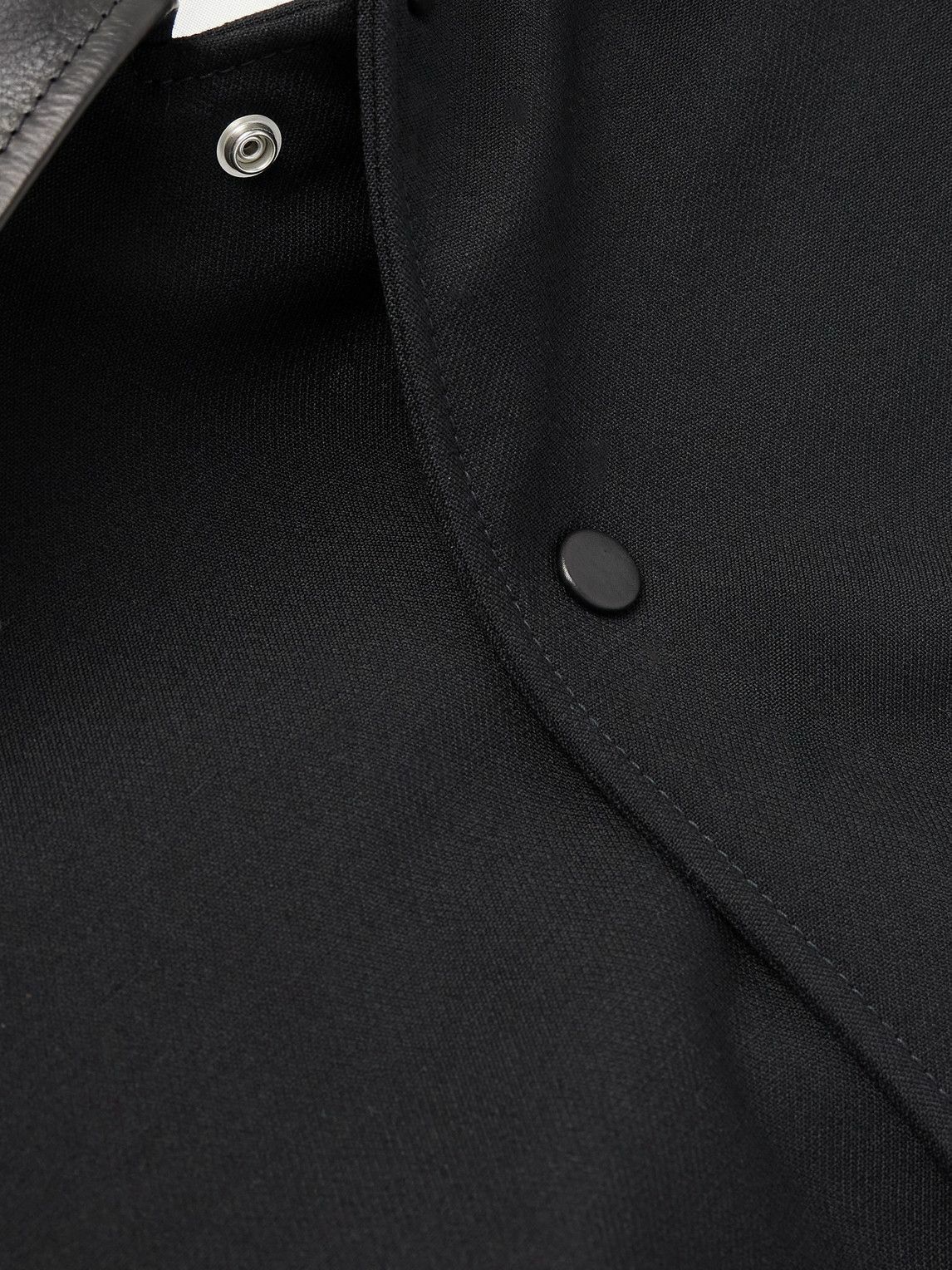 ジャケット JIL SANDER Black Wool Jacket Jil Sander Wool Short Button Up Jacket in Black | Santa Fe