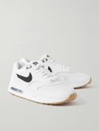 Nike Golf - Air Max 1 '86 OG G Leather and Mesh Golf Sneakers - White