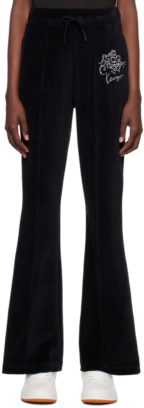 Photo: Kenzo Black Kenzo Paris Star Tiger Track Pants