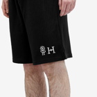 Heresy Men's Sungod Waffle Shorts in Black
