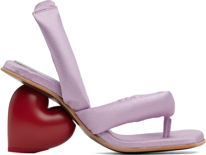 Photo: YUME YUME Purple Love Heeled Sandals