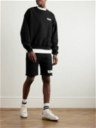 Y,IWO - Hardwear Straight-Leg Logo-Print Cotton-Jersey Shorts - Black