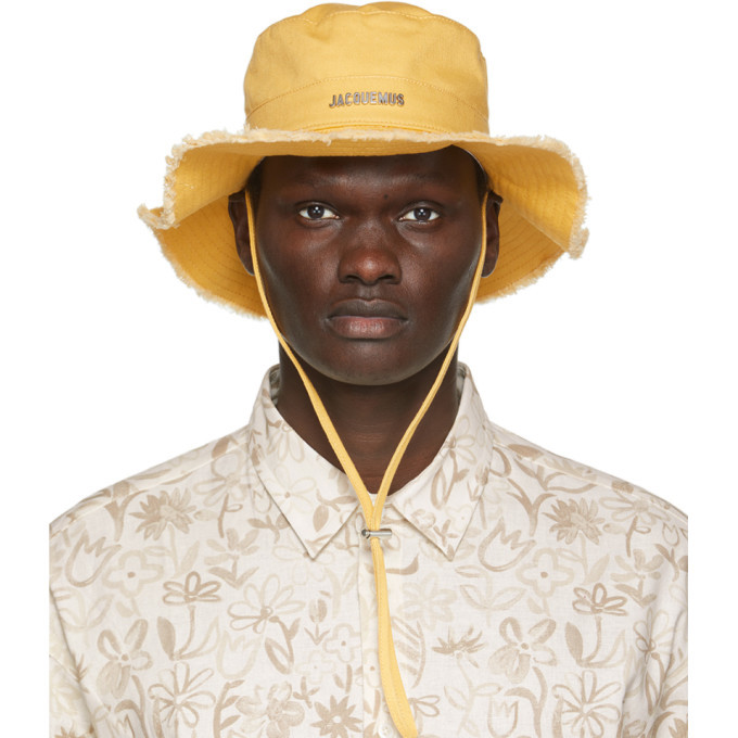 Photo: Jacquemus Yellow Le Bob Artichaut Bucket Hat