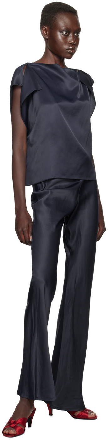 Baserange Navy Clavo Blouse Baserange