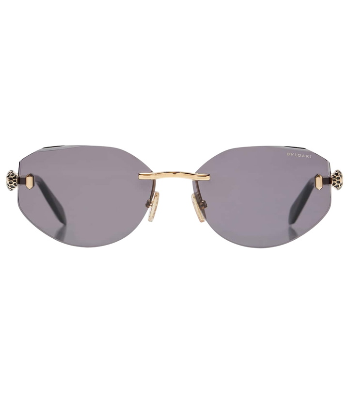 Photo: Bvlgari Serpenti Forever oval sunglasses