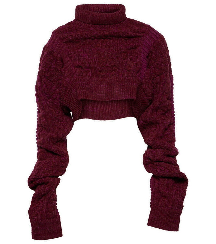 Photo: Noir Kei Ninomiya Cable-knit wool sweater
