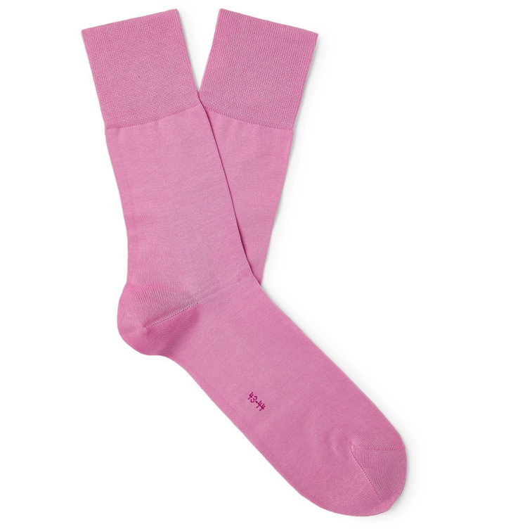 Photo: FALKE - Tiago City Cotton-Blend Socks - Pink