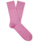 FALKE - Tiago City Cotton-Blend Socks - Pink