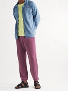 Entireworld - Tapered Cotton-Blend Jersey Sweatpants - Pink