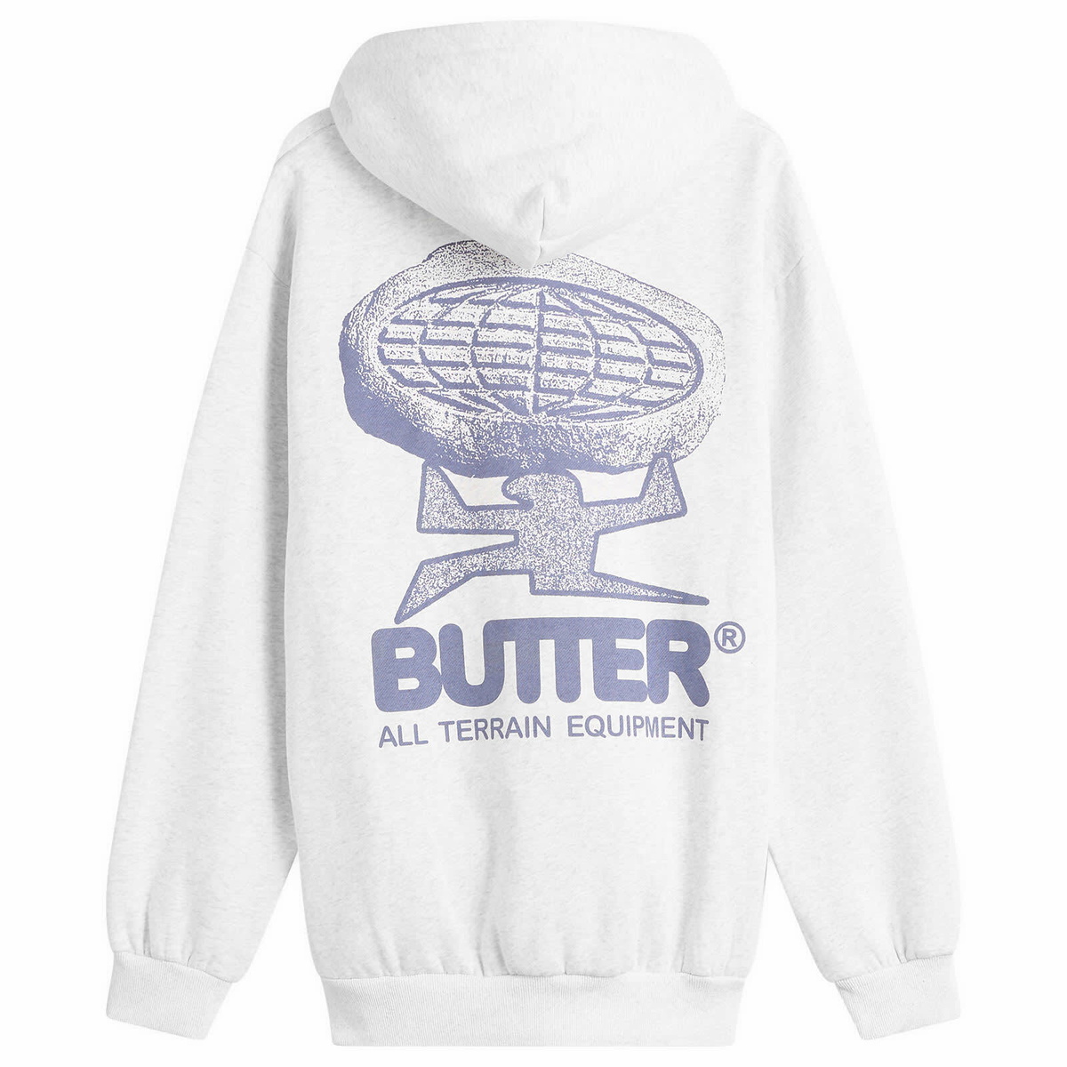 Butter Goods Men's Terrain Hoodie in Ash