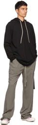Rick Owens Drkshdw Black Pullover Hoodie