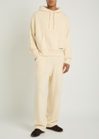 Picante Shaggy Textured Cotton-blend Sweatpants Ivory