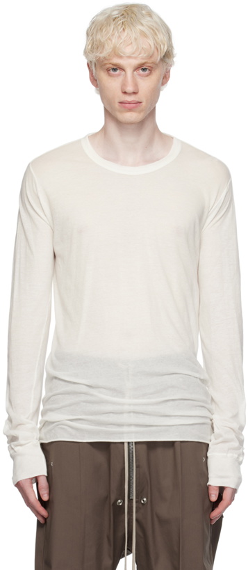 Photo: Rick Owens Off-White Basic Long Sleeve T-Shirt