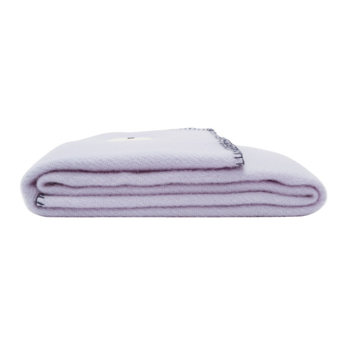 Tekla Purple Pure New Wool Blanket Tekla Fabrics