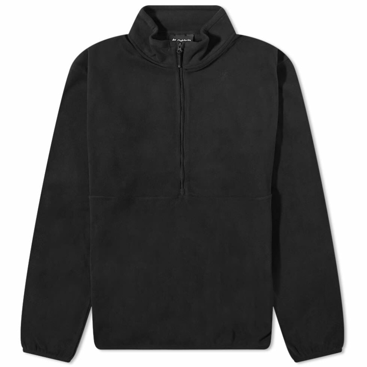 Photo: Goldwin Men's Half Zip Micro Fleece Jacket in Black