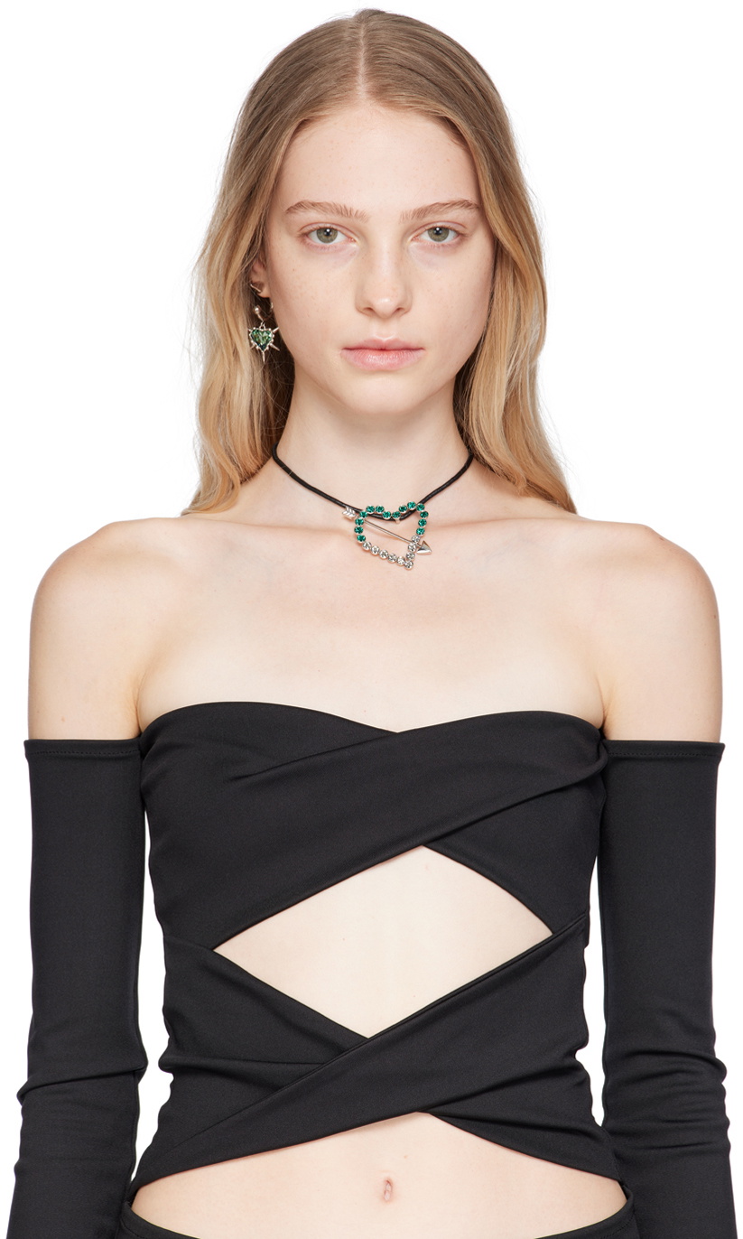 Safsafu Black Cupido Necklace