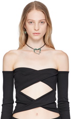 Safsafu Black Cupido Necklace