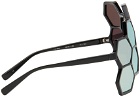 FACTORY900 SSENSE Exclusive Black FA-088 Sunglasses