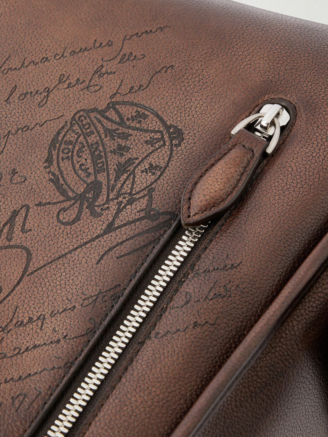 Berluti - Périple Scritto Full-Grain Venezia Leather Messenger Bag