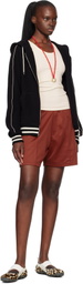 Wales Bonner Beige & Brown Jewel Mary Jane Sneakers