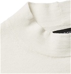 Saturdays NYC - Ribbed Cotton Mock-Neck T-Shirt - Men - Off-white