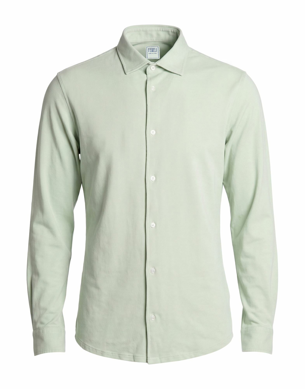 Fedeli Mens Shirt in Sage green