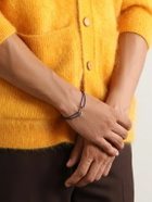 Luis Morais - Small Twisted Gold and Cord bracelet