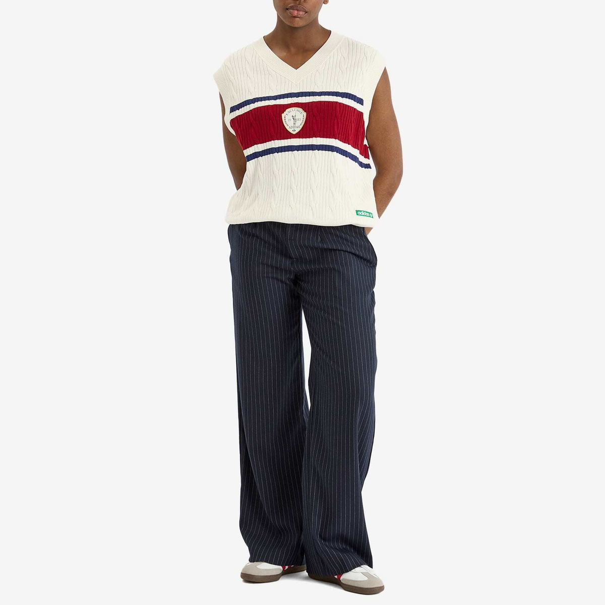 Adidas Women's Originals Retro Sports Vest in Off White
