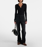 Gucci Jordaan Horsebit suede loafers