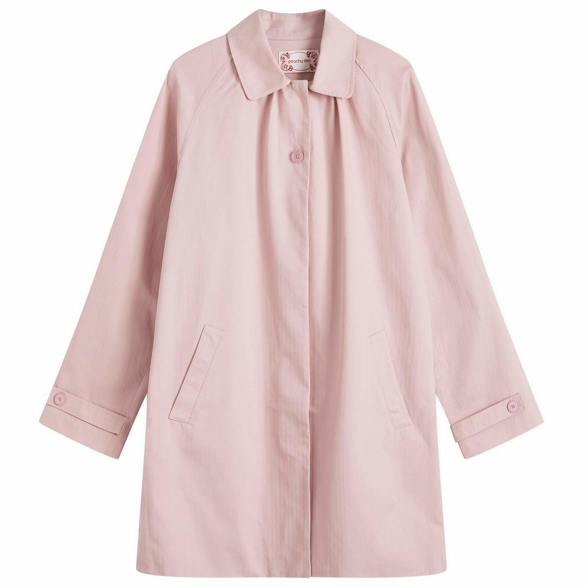 Peachy Den Women's Cheri Mac Coat in Rose Peachy Den