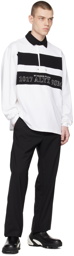 1017 ALYX 9SM White & Black Long Sleeve Polo