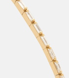 Suzanne Kalan - 18kt gold cuff bracelet with diamonds