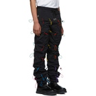 99% IS Black and Multicolor Gobchang Lounge Pants