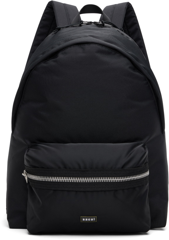 Photo: sacai Black Pocket Backpack