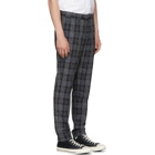 Tiger of Sweden Navy and Grey Gordon Check Trousers