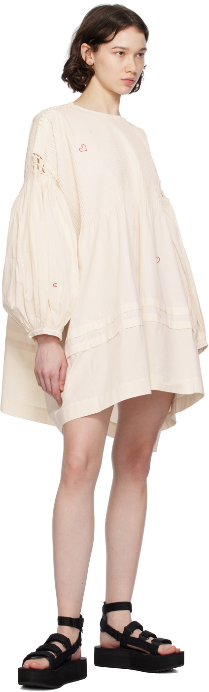 Story mfg. Off-White Mon Minidress