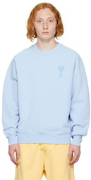 AMI Paris Blue Ami De Cœur Sweatshirt