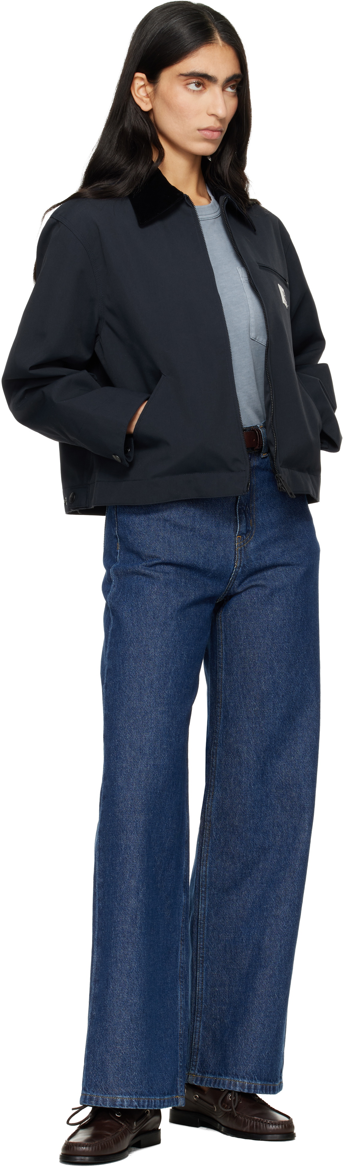 Carhartt Work In Progress Navy Jane Jeans