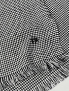 TOM FORD - Frayed Puppytooth Wool Scarf